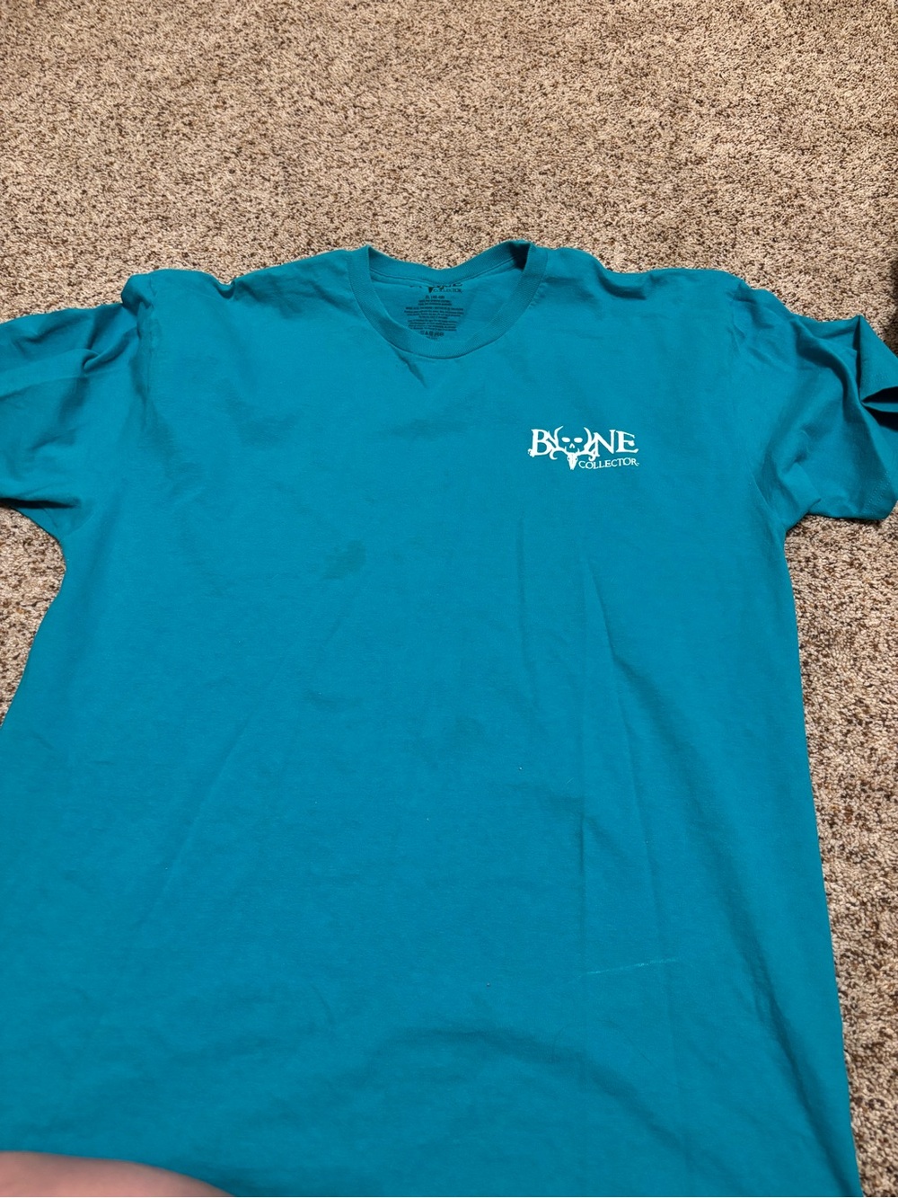 Bone Collector Short-Sleeve Crewneck T-Shirt in Teal